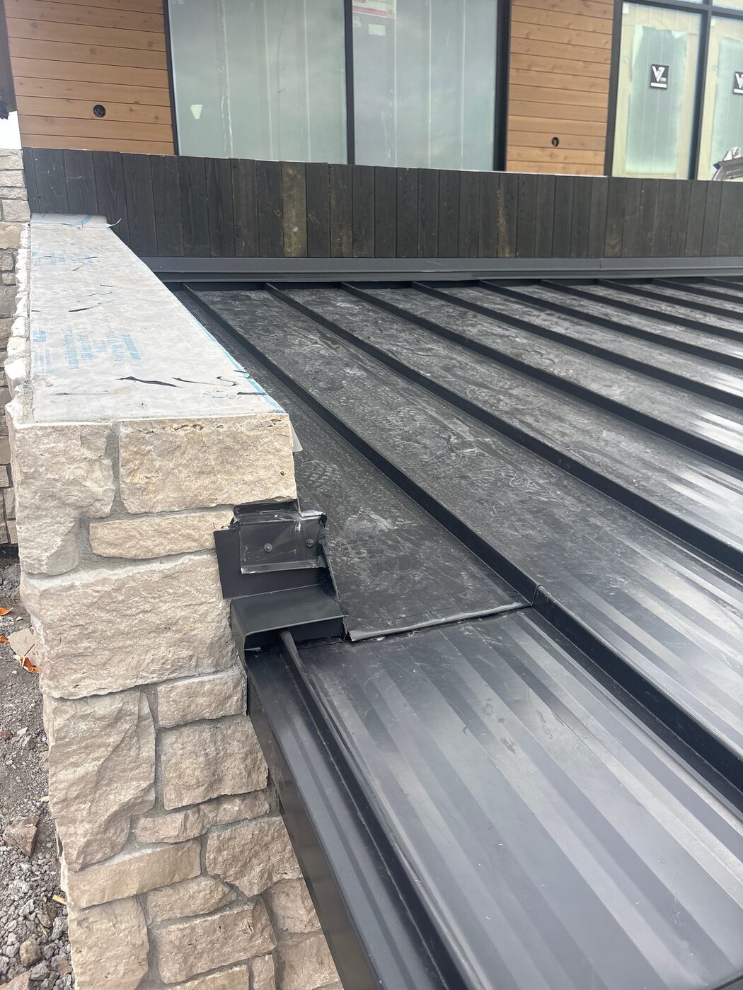 Crew Working Tear-Off — Aerial View — Salt Lake County, UT
